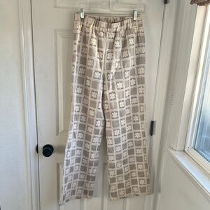 English Factory Patterned Pants